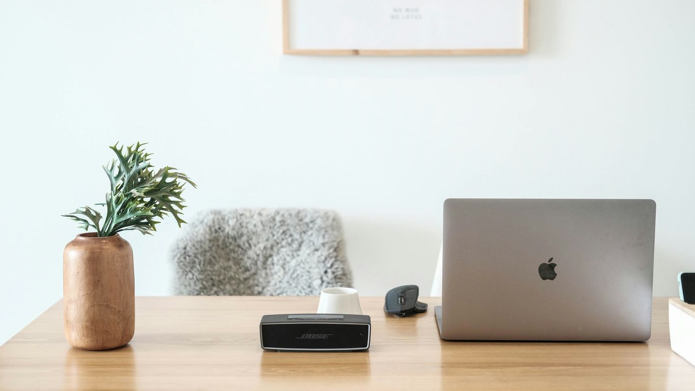Modern office corporate gift presentation