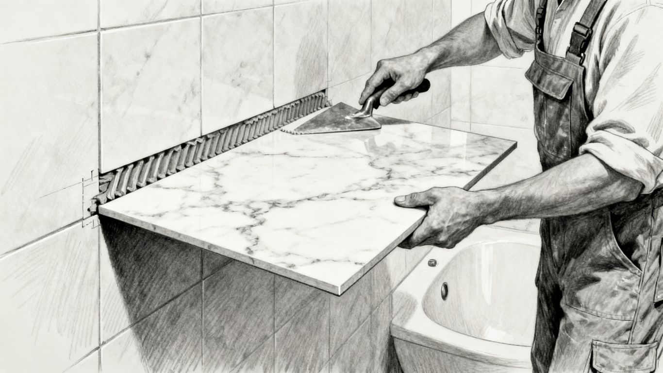 Professional stone installation and maintenance steps