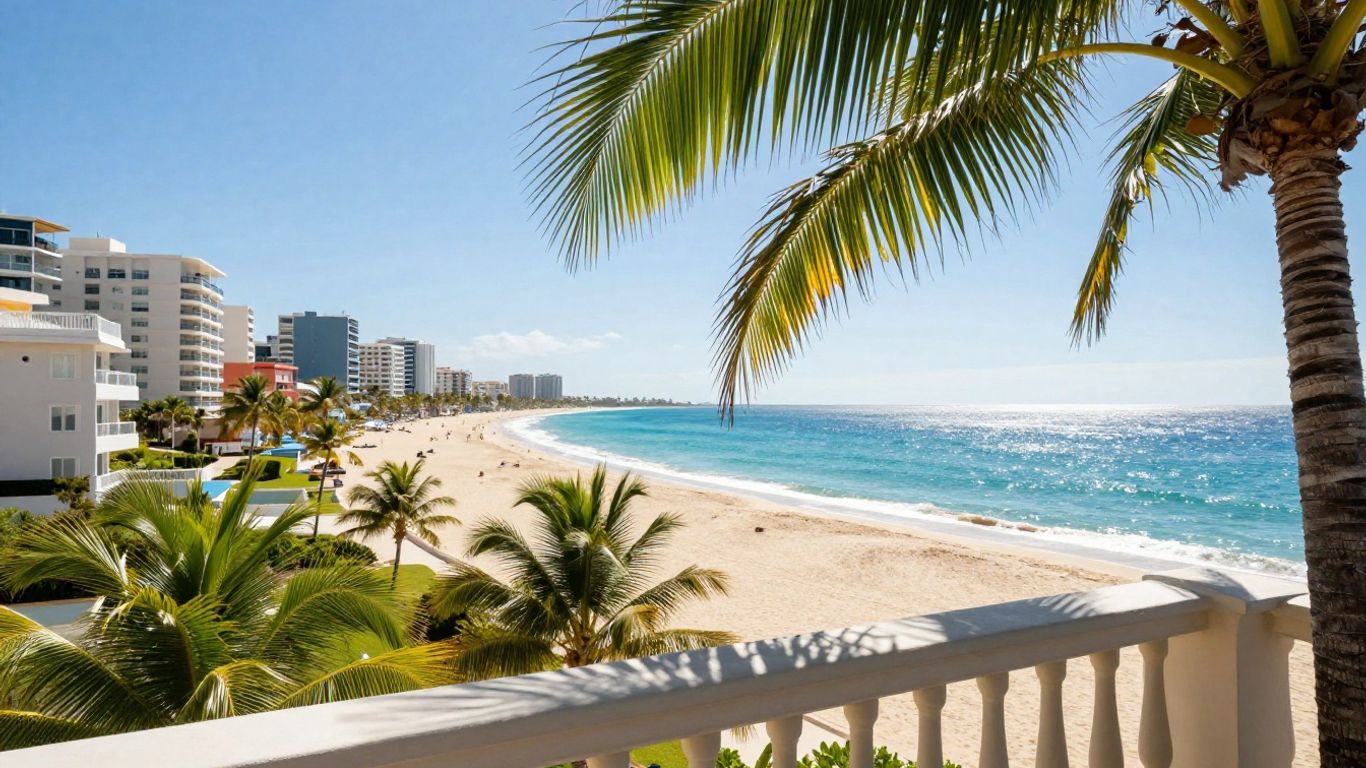 Broadbeach holiday apartments with ocean and beach views.