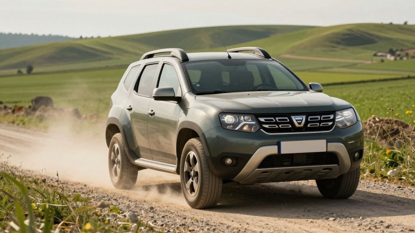 Dacia Duster auf einer ländlichen Straße