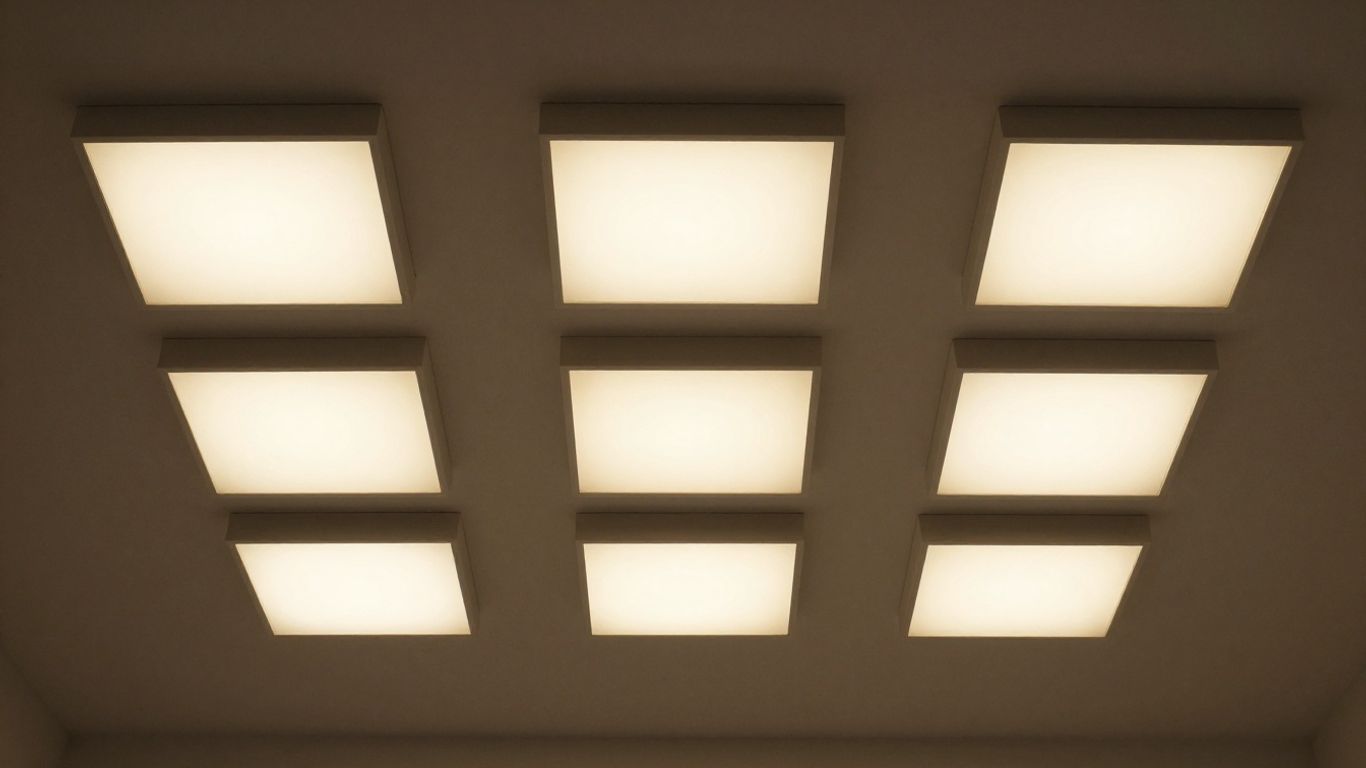 Backlit ceiling versus LED panels comparison