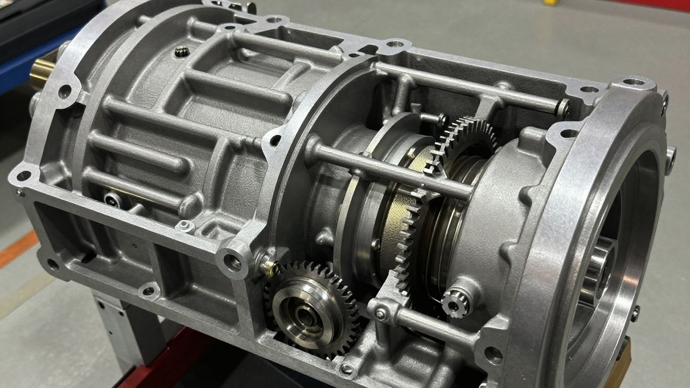 Subaru automatic transmission gears and internal components.
