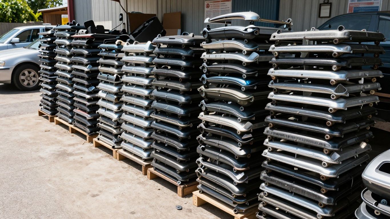 Chrysler car parts at Castle Hill wreckers