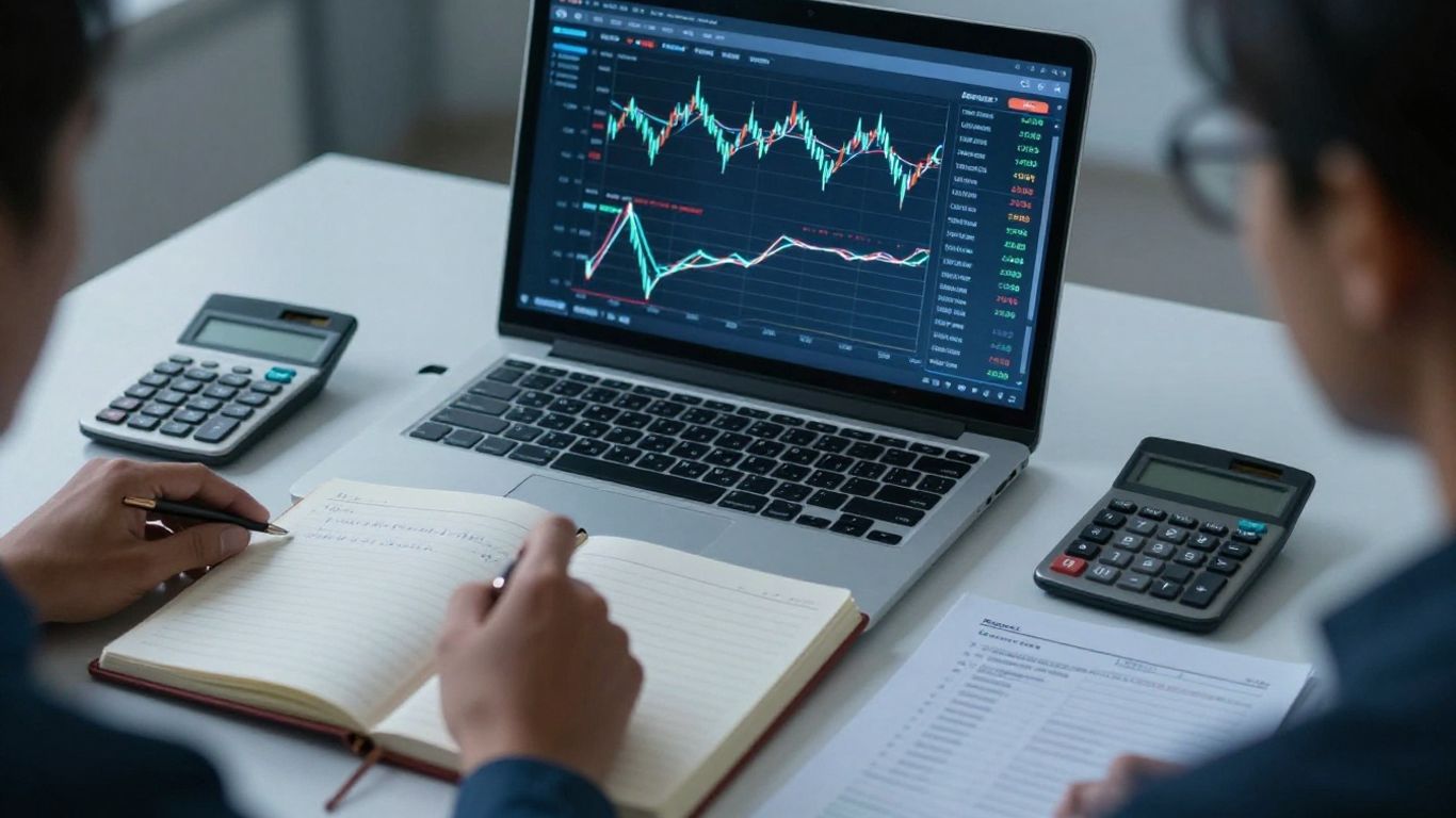 Trader reviewing drawdown and risk controls
