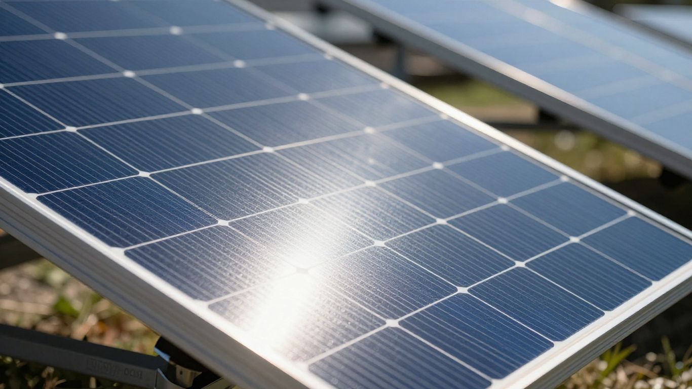 Panneau solaire 400W sous le soleil