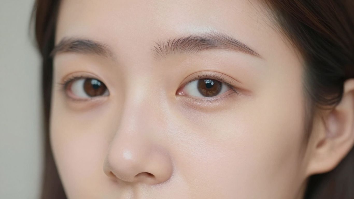 Clear, radiant facial skin with smooth texture.