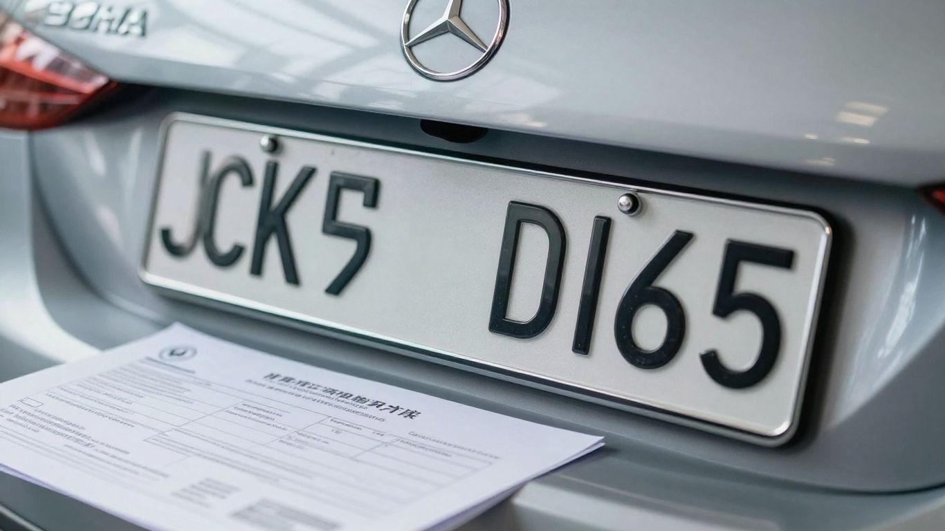 Mercedes VIN an Fahrzeug und Papieren prüfen