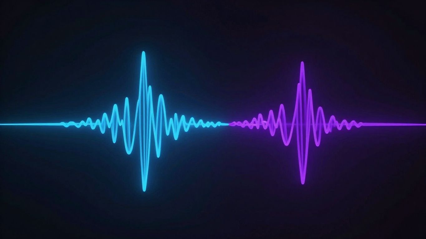 Audio waveform splitting and converging