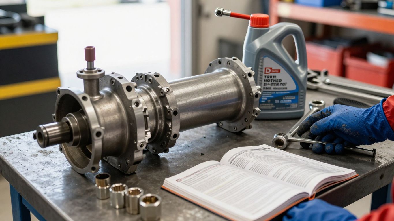 Differential housing and service fluid tools