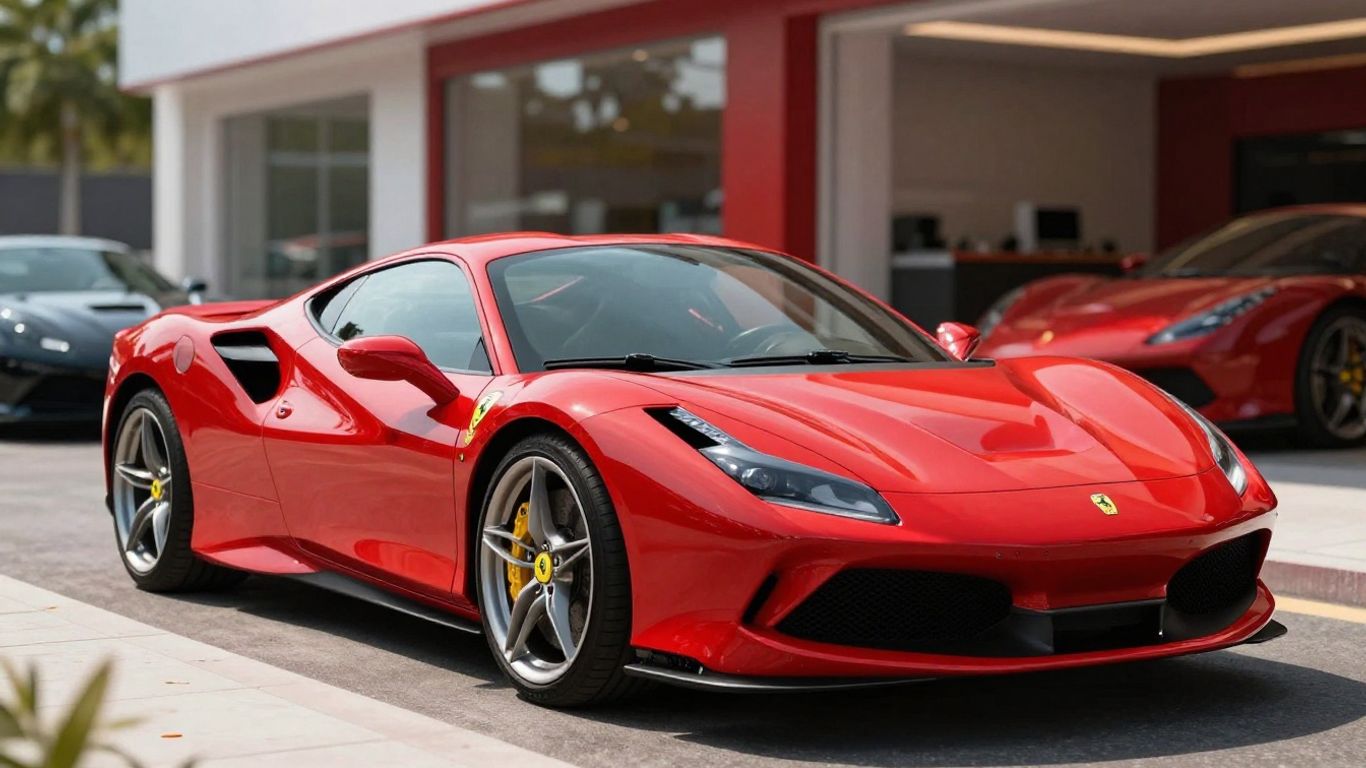 Ferrari F8 Tributo supercar front view