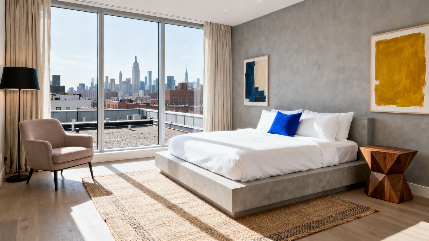 Intérieur moderne d'une chambre