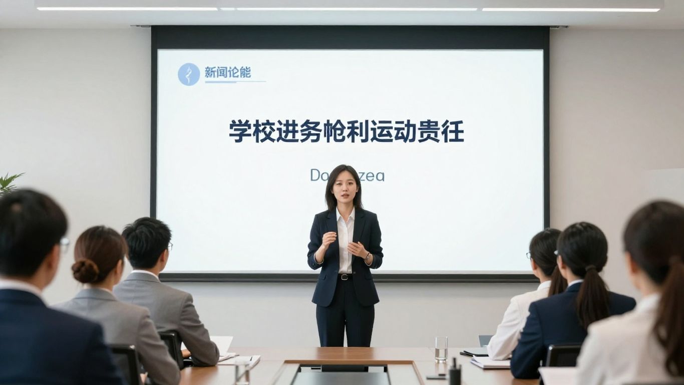 A group of professional representatives in an office.