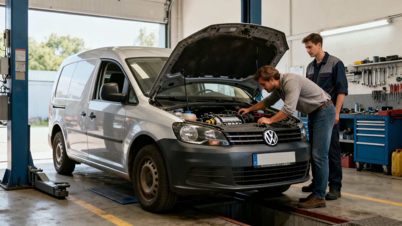 Caddy Diesel bei sorgfältiger Fahrzeugprüfung