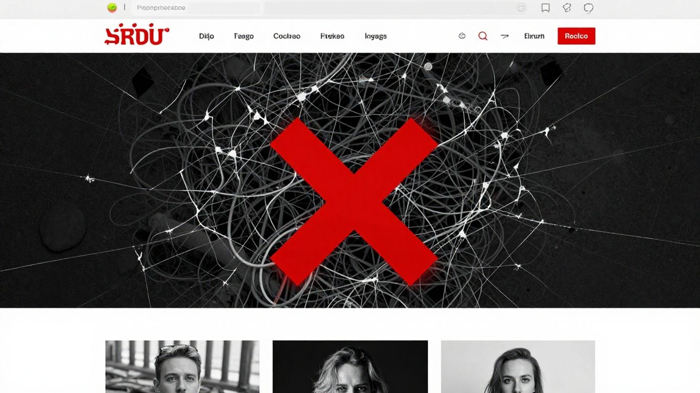 Website design flaws hidden behind a beautiful facade.