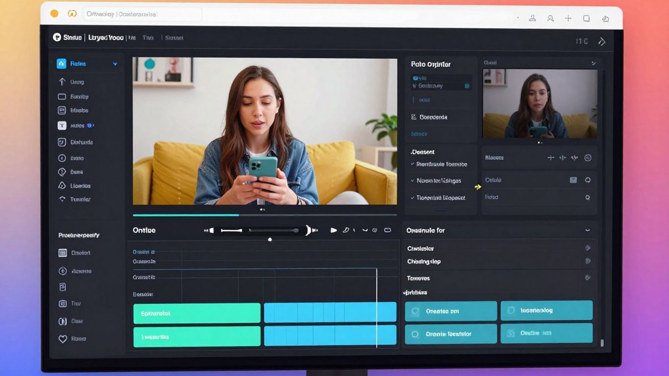 AI-powered video editing interface