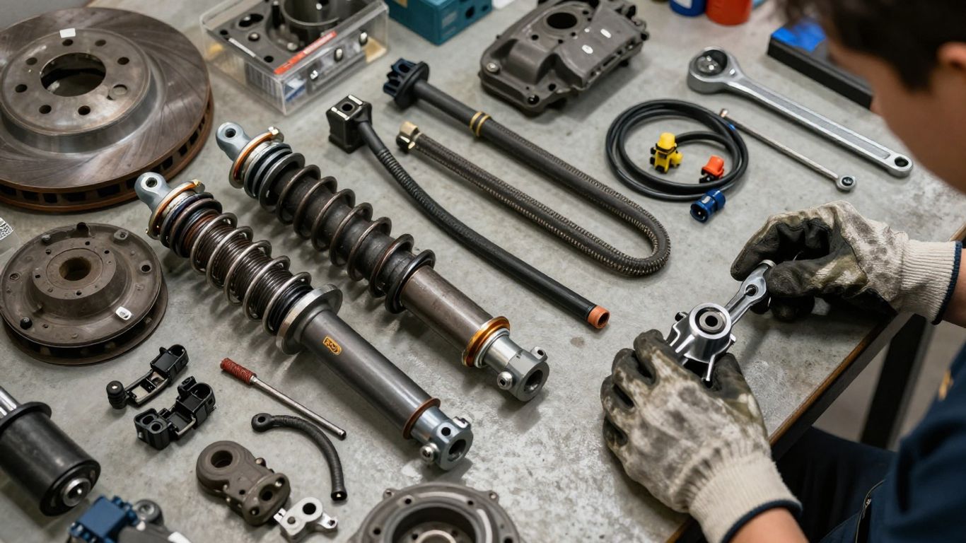 Inspection of Volvo 850 replacement components
