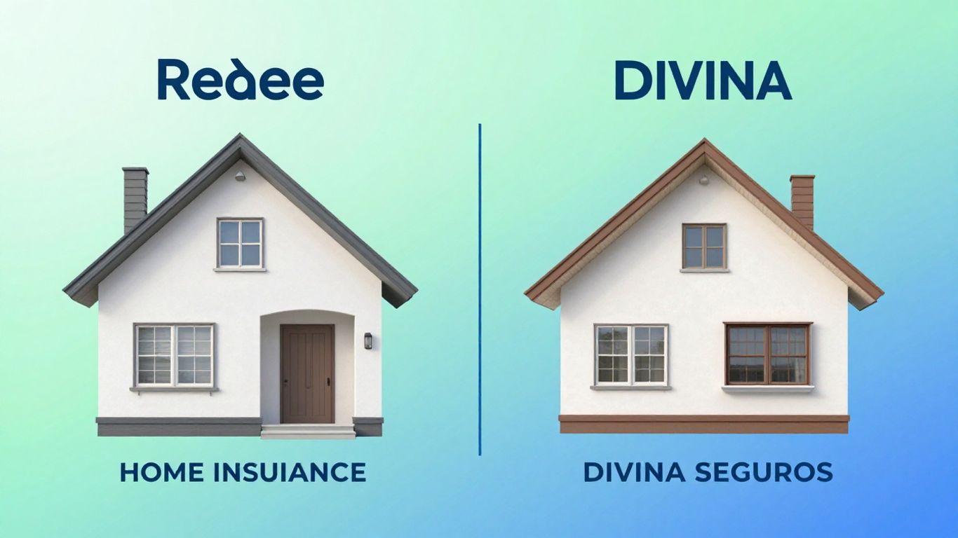 Comparación visual de Reale y Divina Seguros para hogar.