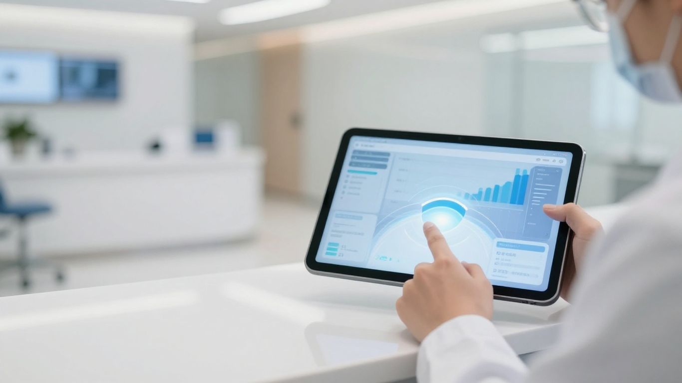 Dental clinic automation reducing administrative tasks.