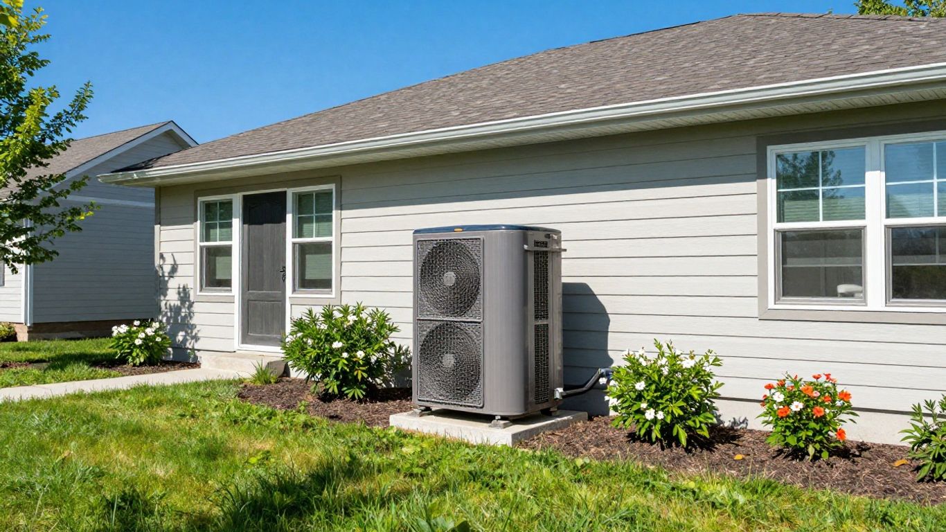 Modern home with heat pump in sunny Dakota, MN