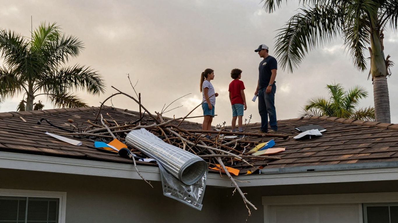 Storm damage roof repair Kissimmee: what to do after wind, rain, or hurricane damage