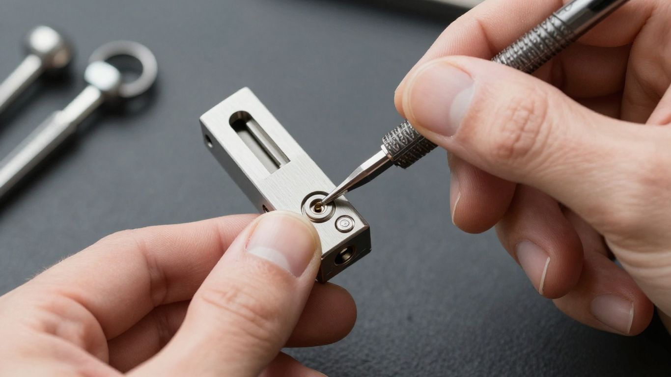 Understanding Locksmith Cost: What to Expect in 2026 Locksmith working on a lock mechanism
