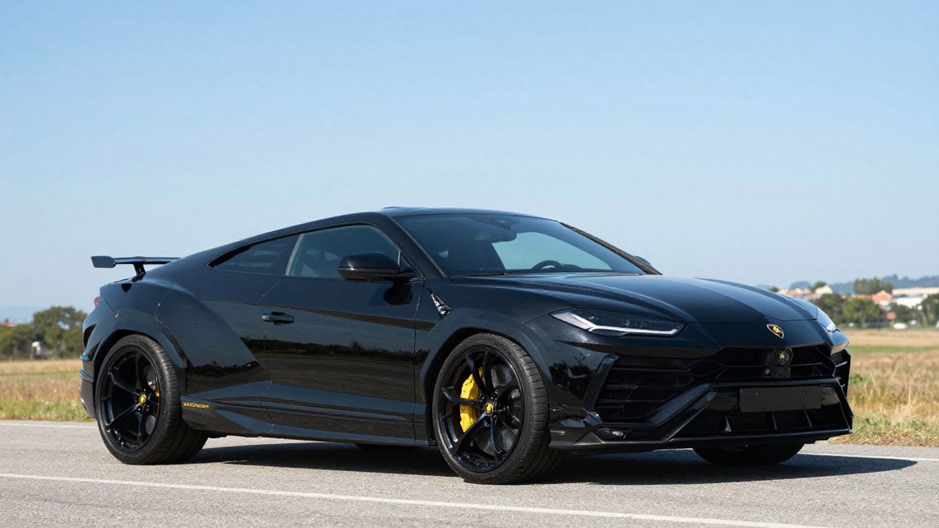 Lamborghini Urus parked on a road