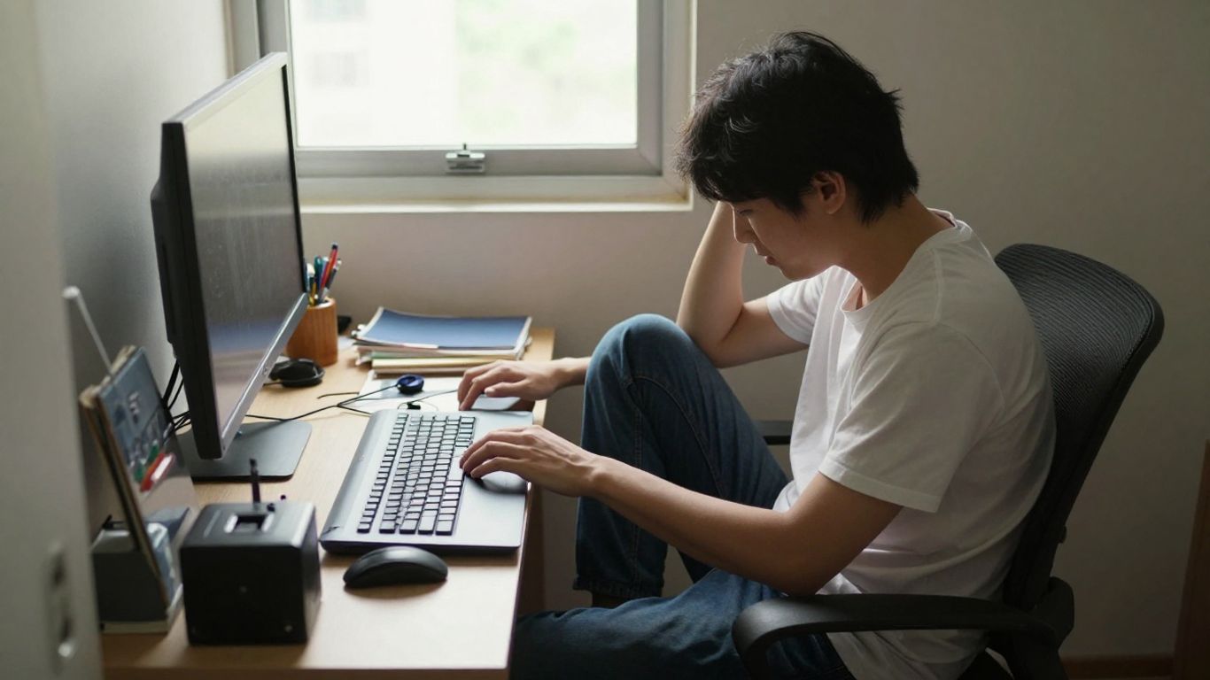 Poor posture in small HDB living rooms