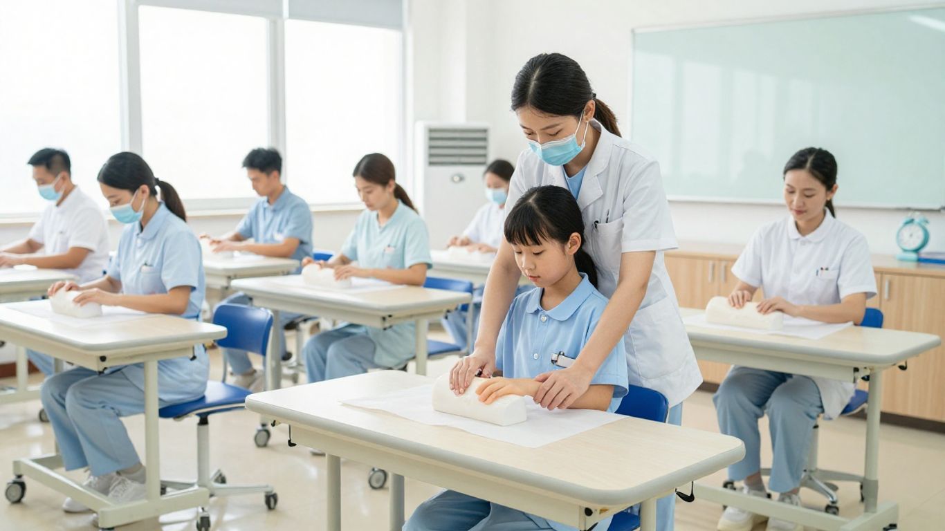 Healthcare training session