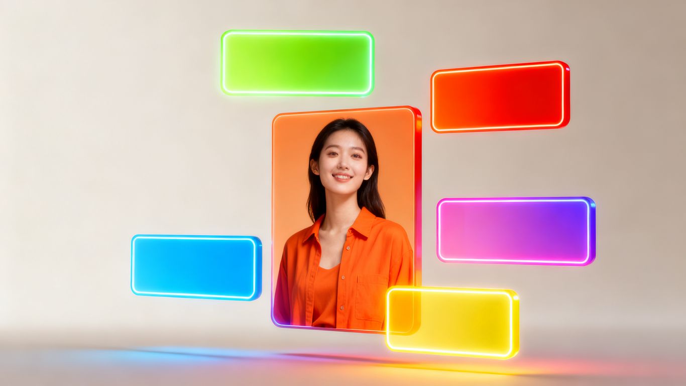 A diverse collection of digital advertising display banners