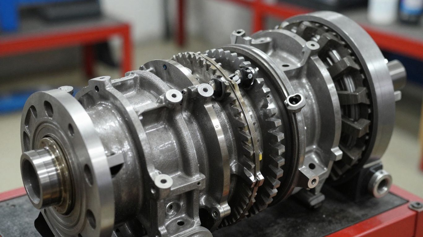Used car transmission ready for installation