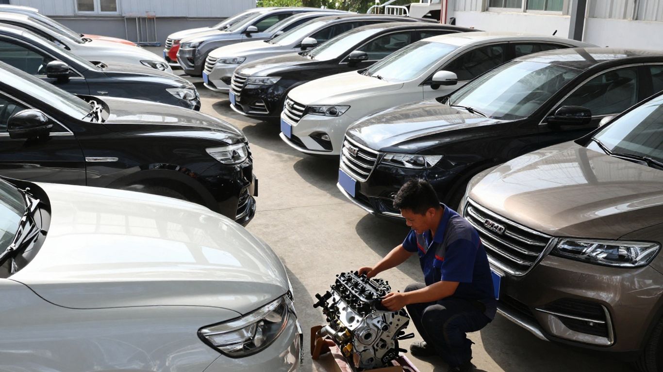 Haval car parts at a reputable wrecking yard.