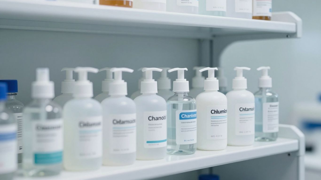Healthcare professionals organizing supplies