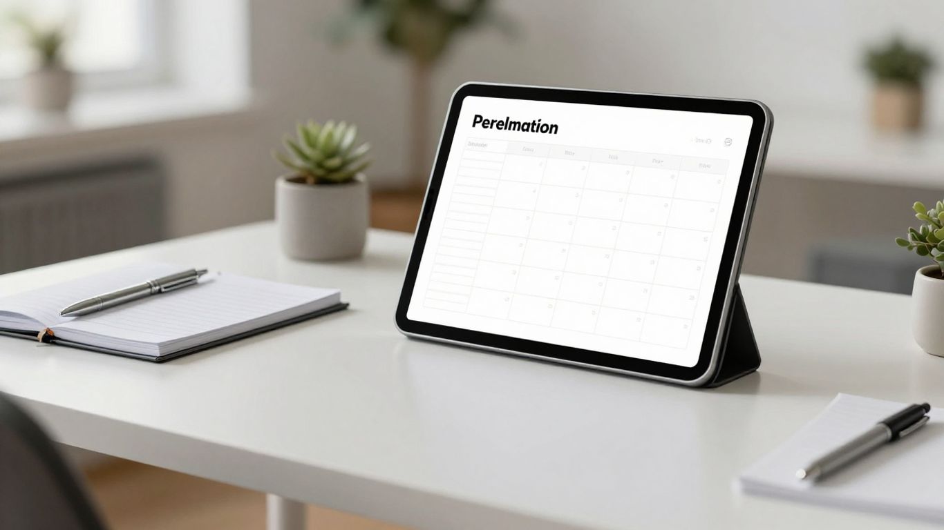 Clean interface of health coaching scheduling tool