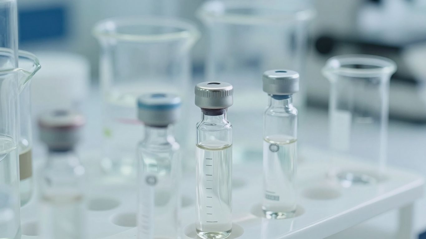 Laboratory equipment for chemical analysis.