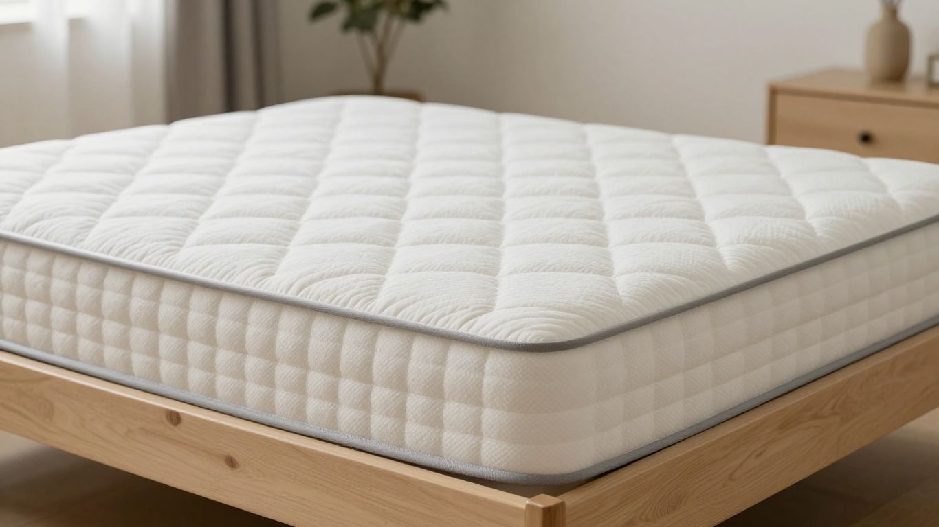 Matelas confortable sur un sommier