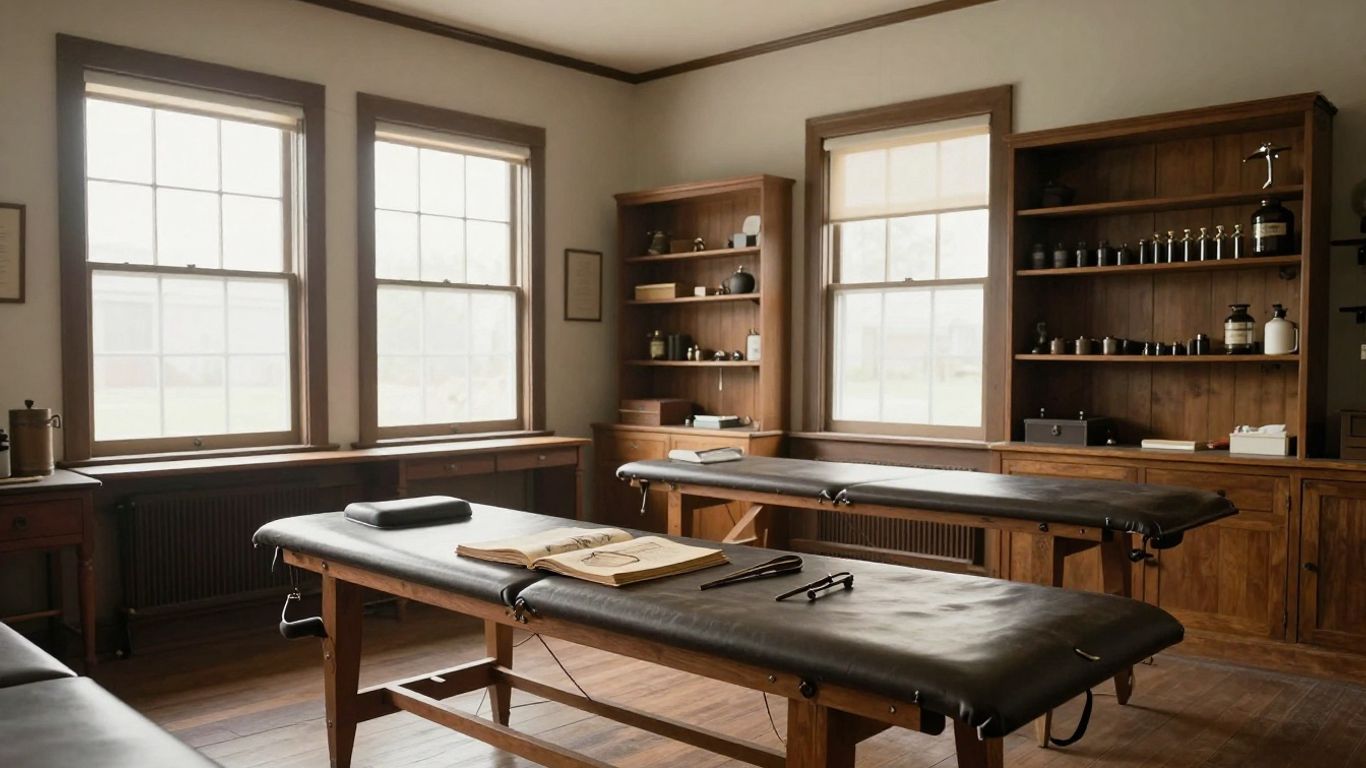 Historical chiropractic practice in an early clinic