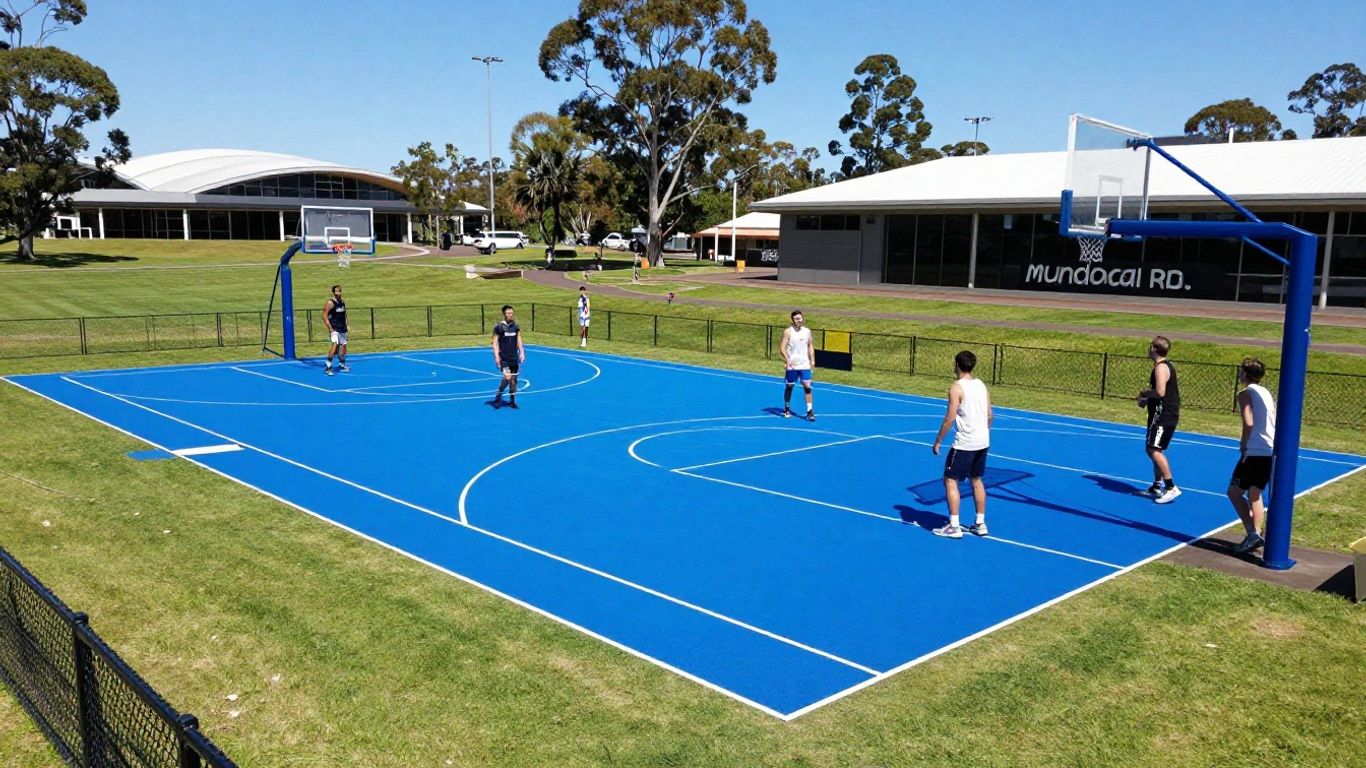 Basketball court at Mundaring Arena, Western Australia