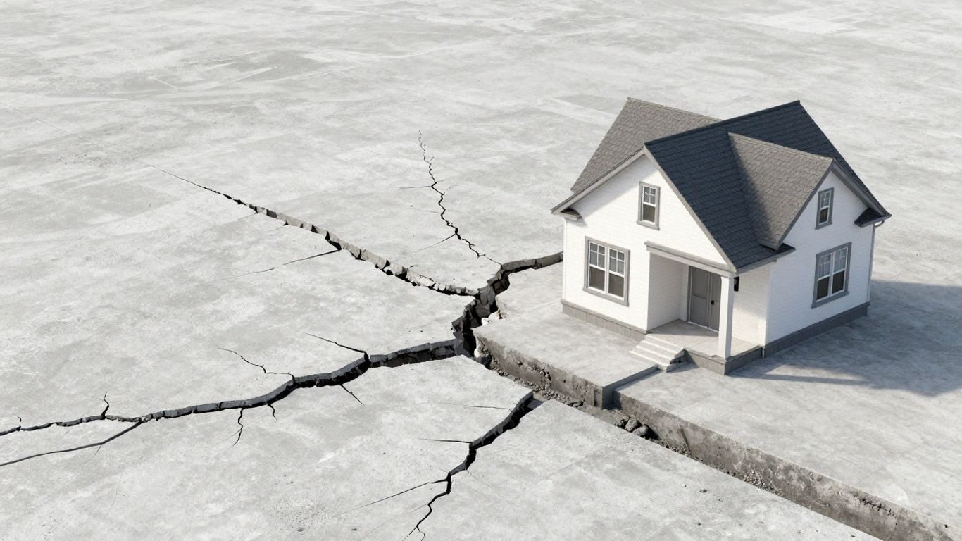 House foundation repair impacting home value.