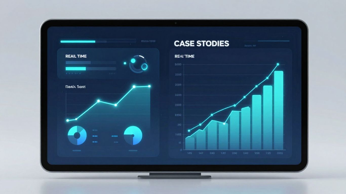 A clean display of data and client insights