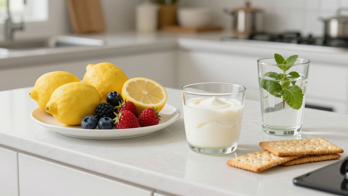 First trimester grocery list for nausea relief