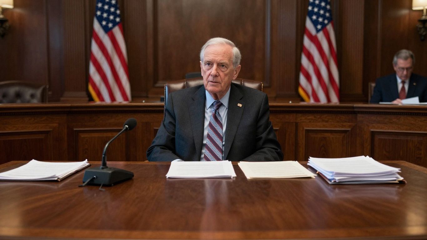 Mitch McConnell in Senate chamber leadership