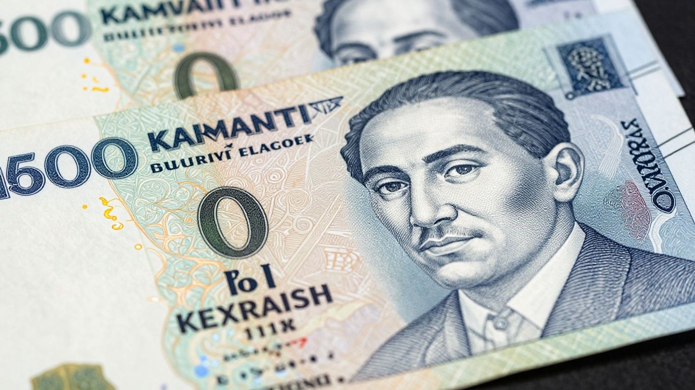 Kuwaiti Dinar banknote close-up