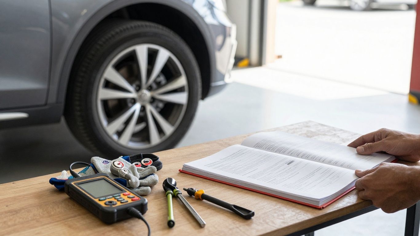 Electric vehicle repair tools and service manual