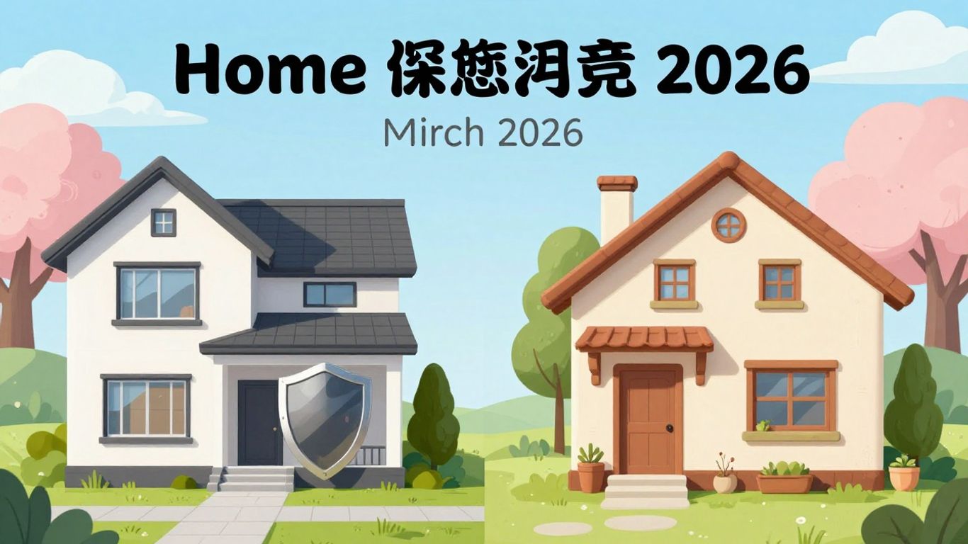 Comparación visual de seguros de hogar: moderno vs. tradicional.