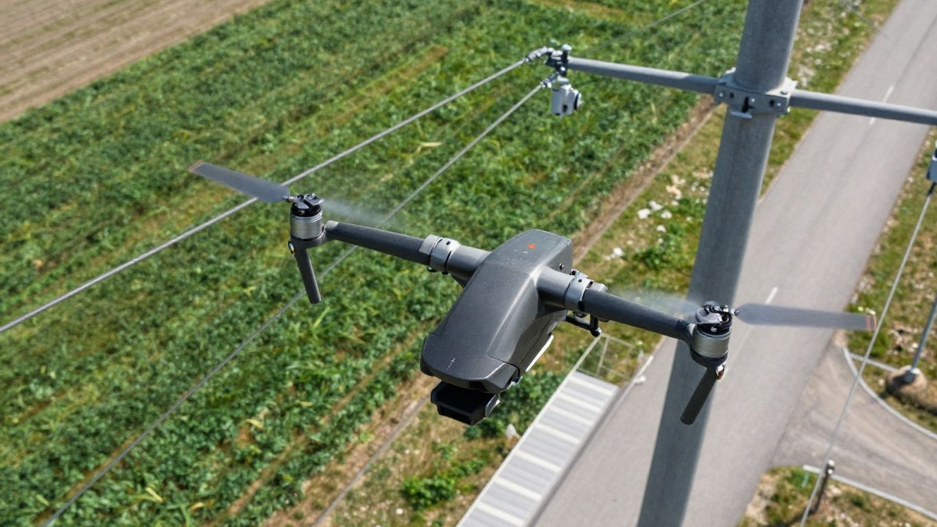 Drone mapping utility corridor infrastructure