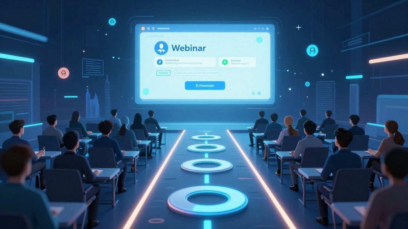 Affiliate marketing webinar funnel graphic