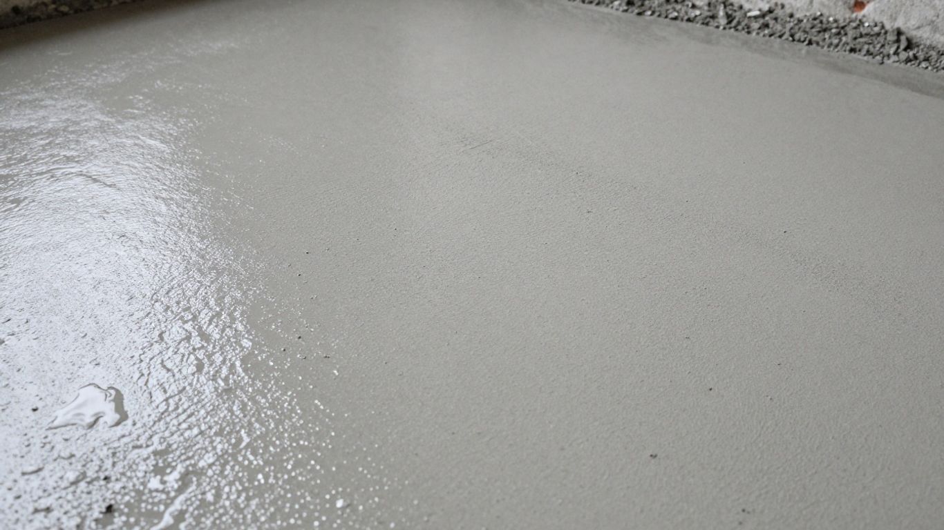 Pouring a DIY cement worktop