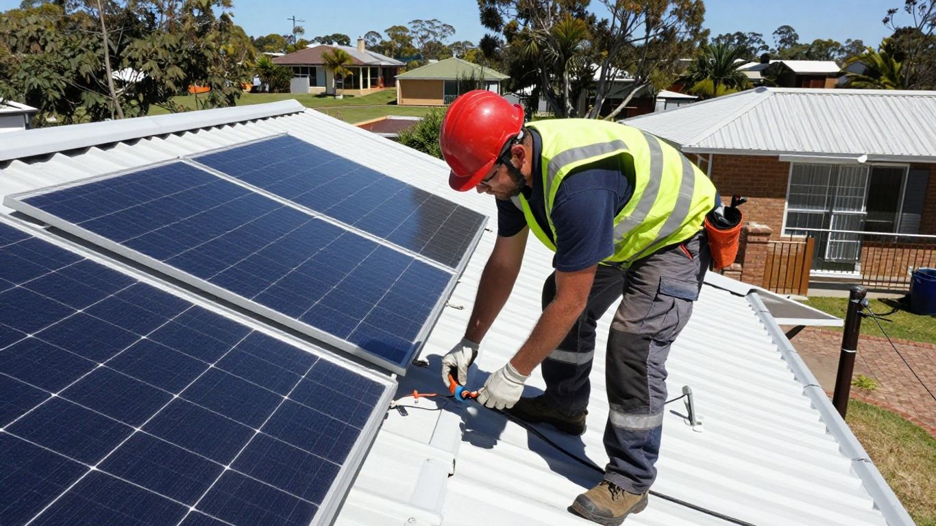 Solar installation technician