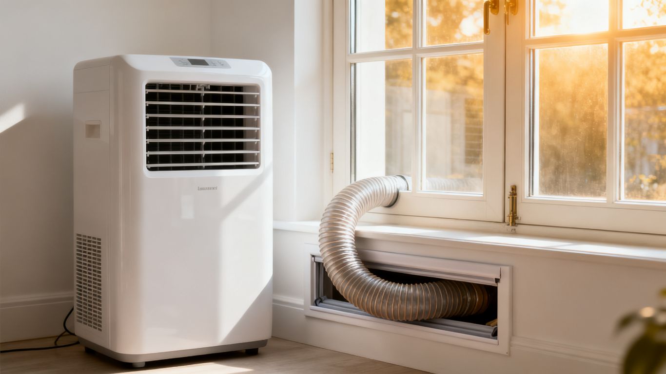 Gaine d’évacuation installée sur fenêtre