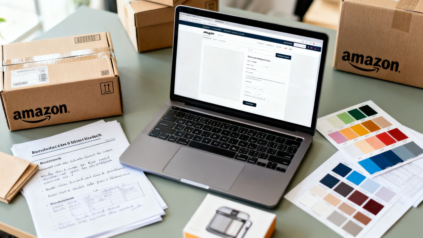 Localized Amazon product listing workspace